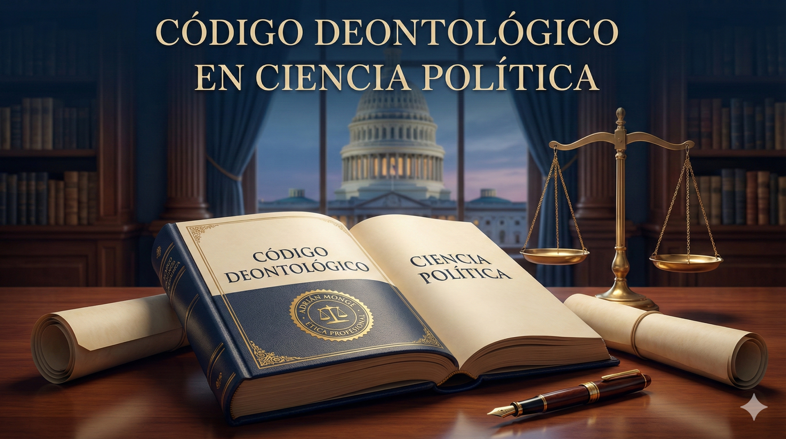 Código Deontológico Ciencia Política Adrián Monge
