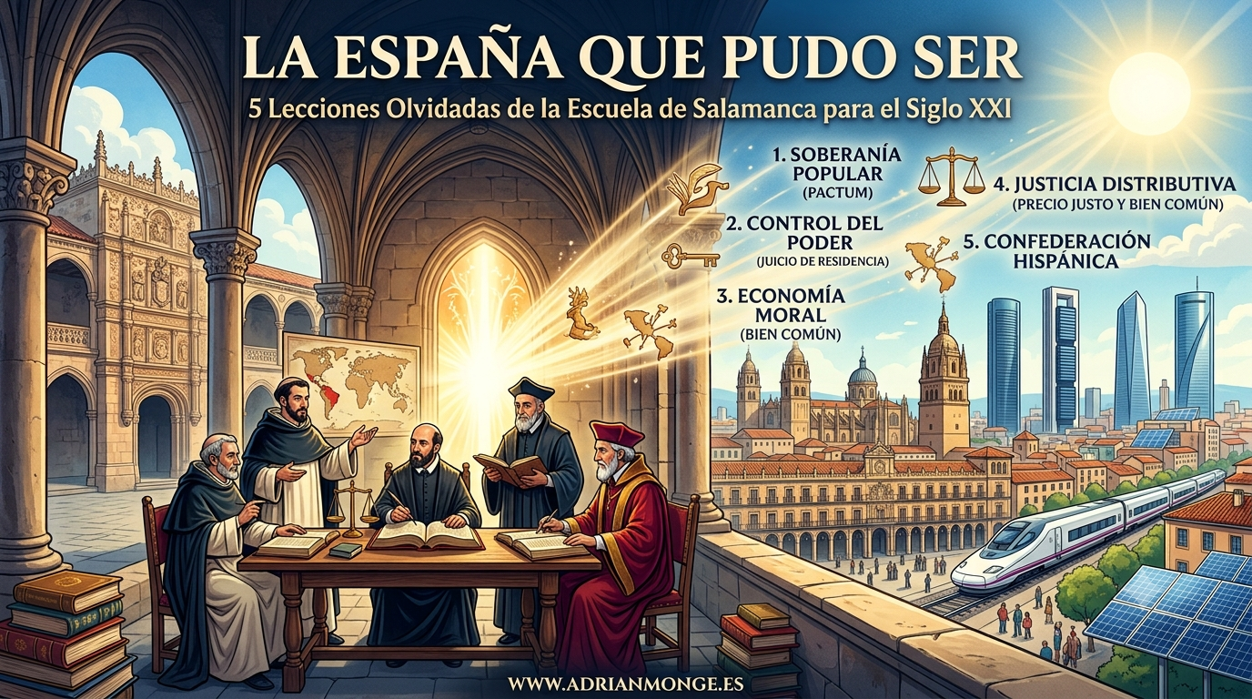 LA ESPAÑA QUE PUDO SER. 5 Lecciones Olvidadas de la Escuela de Salamanca para el Siglo XX